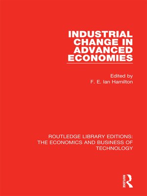 cover image of Industrial Change in Advanced Economies